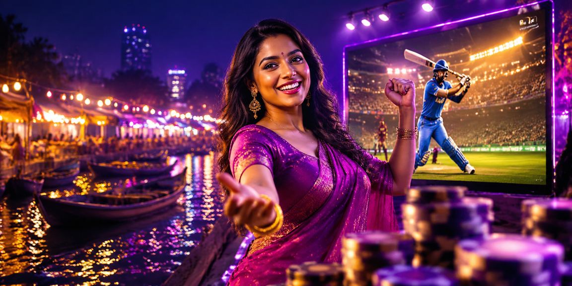 সুন্দরবনের রাতের বাজারে ক্রিকেট বেটিং উপভোগের দৃশ্য